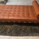 knoll daybed  cuir cognac