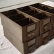 set of 6 industrial drawer lockers