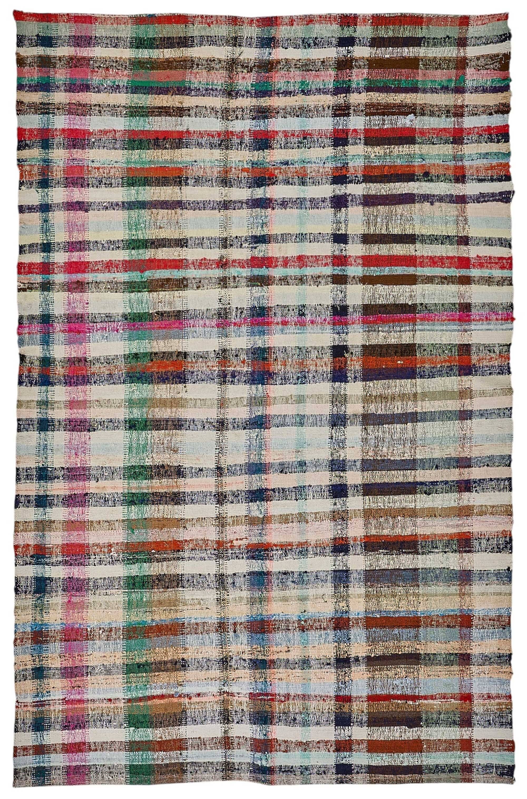 Turkish Handwoven Flatweave Chaput Kilim 190 cm x 297 cm