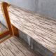 Suite de 2 chaises vintage Baumann en bois et tissu de laine années 70
