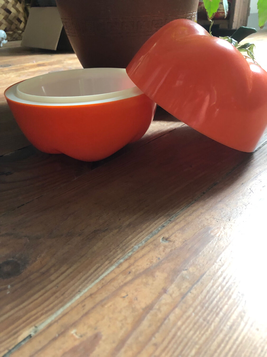 VINTAGE SEAU BAC glace à glaçon plastique mappemonde avec boussole