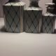 Set of 3 bottles in Limoges Art Deco porcelain