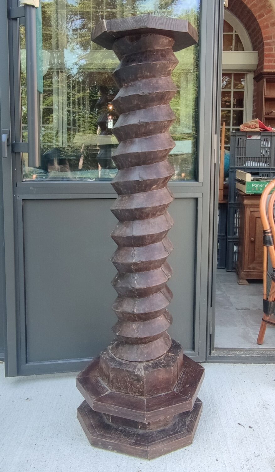 Old fifth wheel column press screw