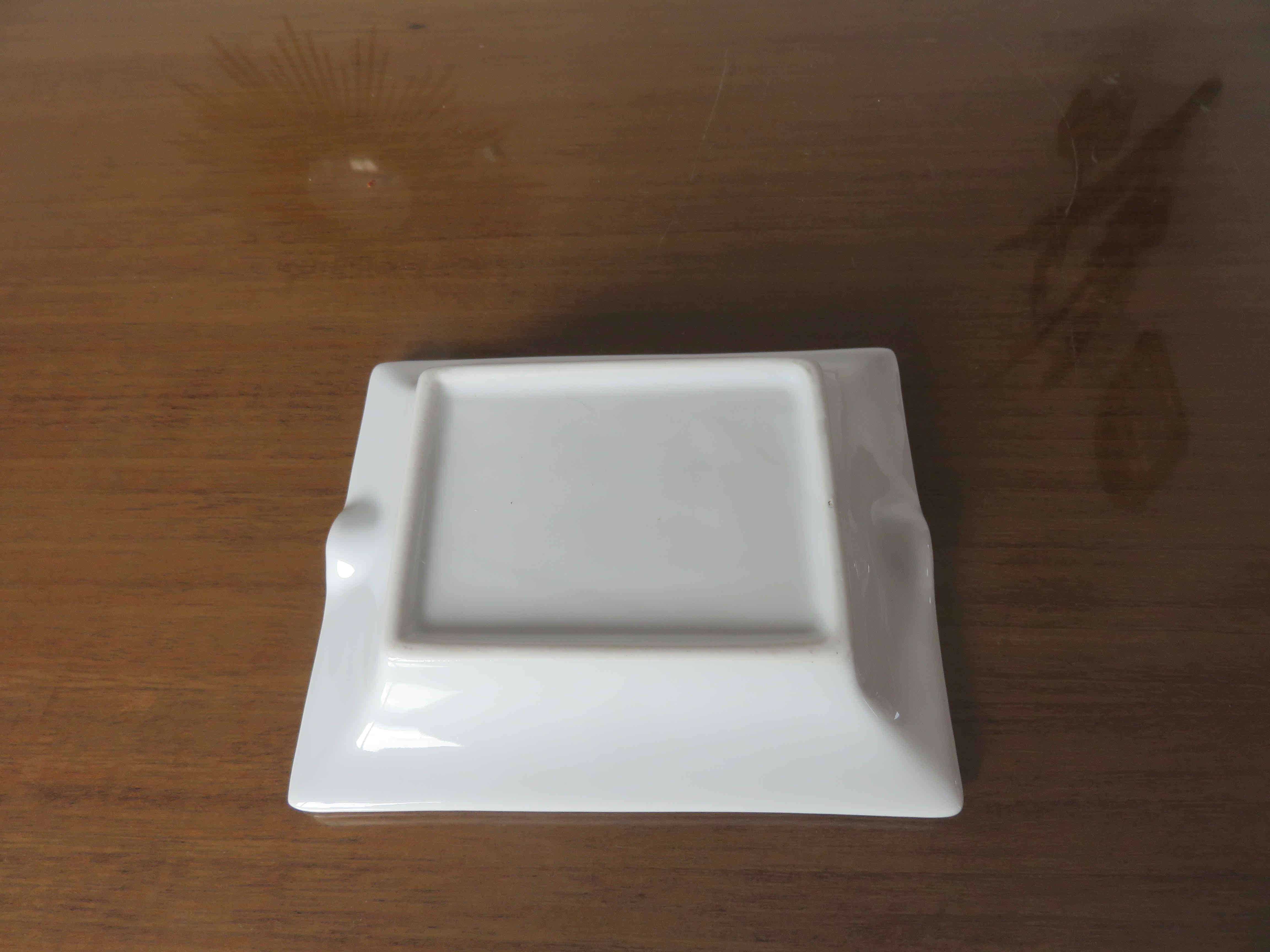 Ashtray "sun" porcelain 80s