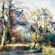 Vue de Village Indre-et-Loire de Pierre Dimanche ( 1919-1986)