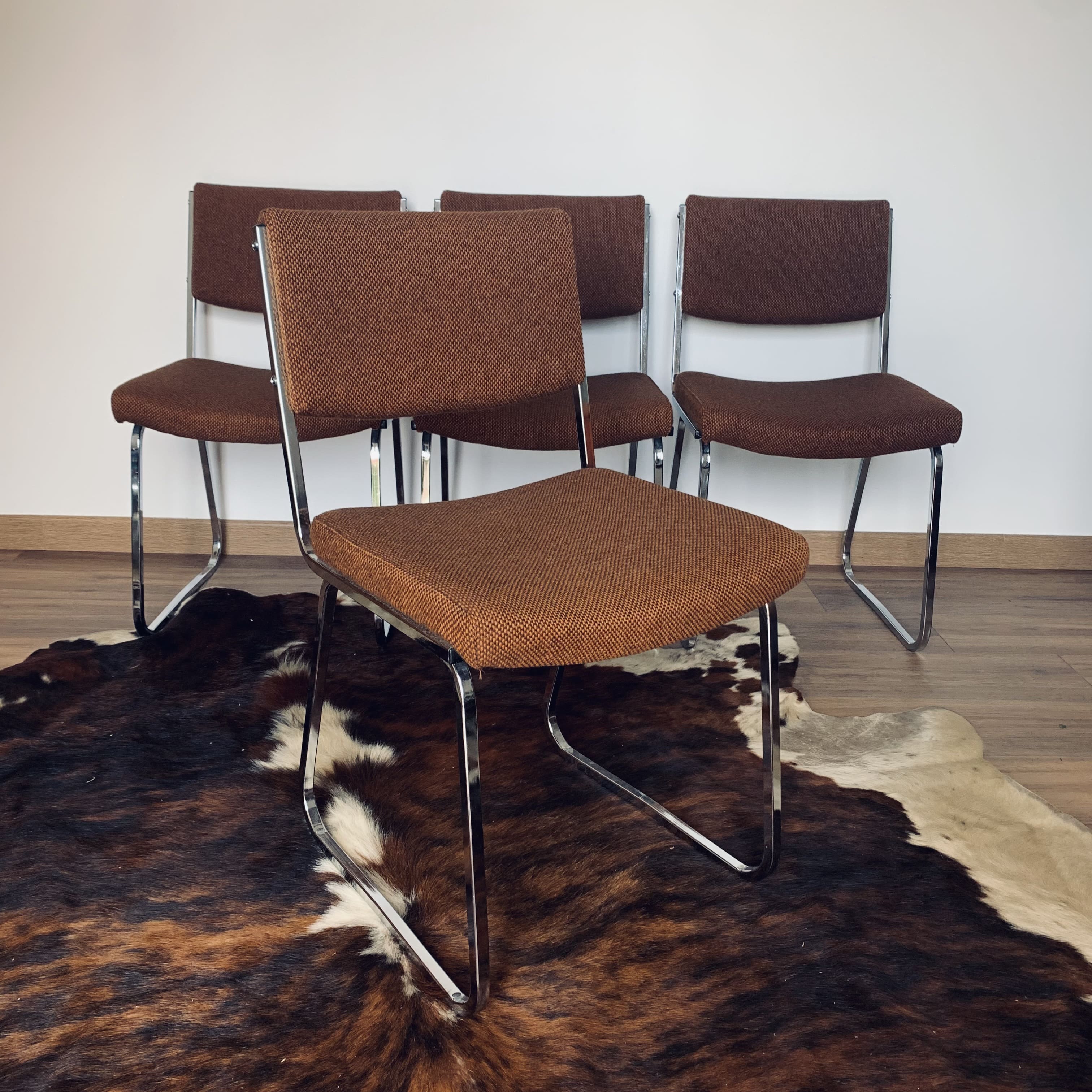 Ensemble de 4 chaises vintage
