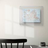 Printed in 1909, map of Verona (Verona), Veneto, Italy.