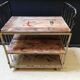 Industrial trolley, roulette shelf
