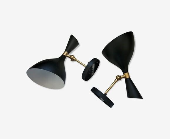 Pair of nordic wall lamps