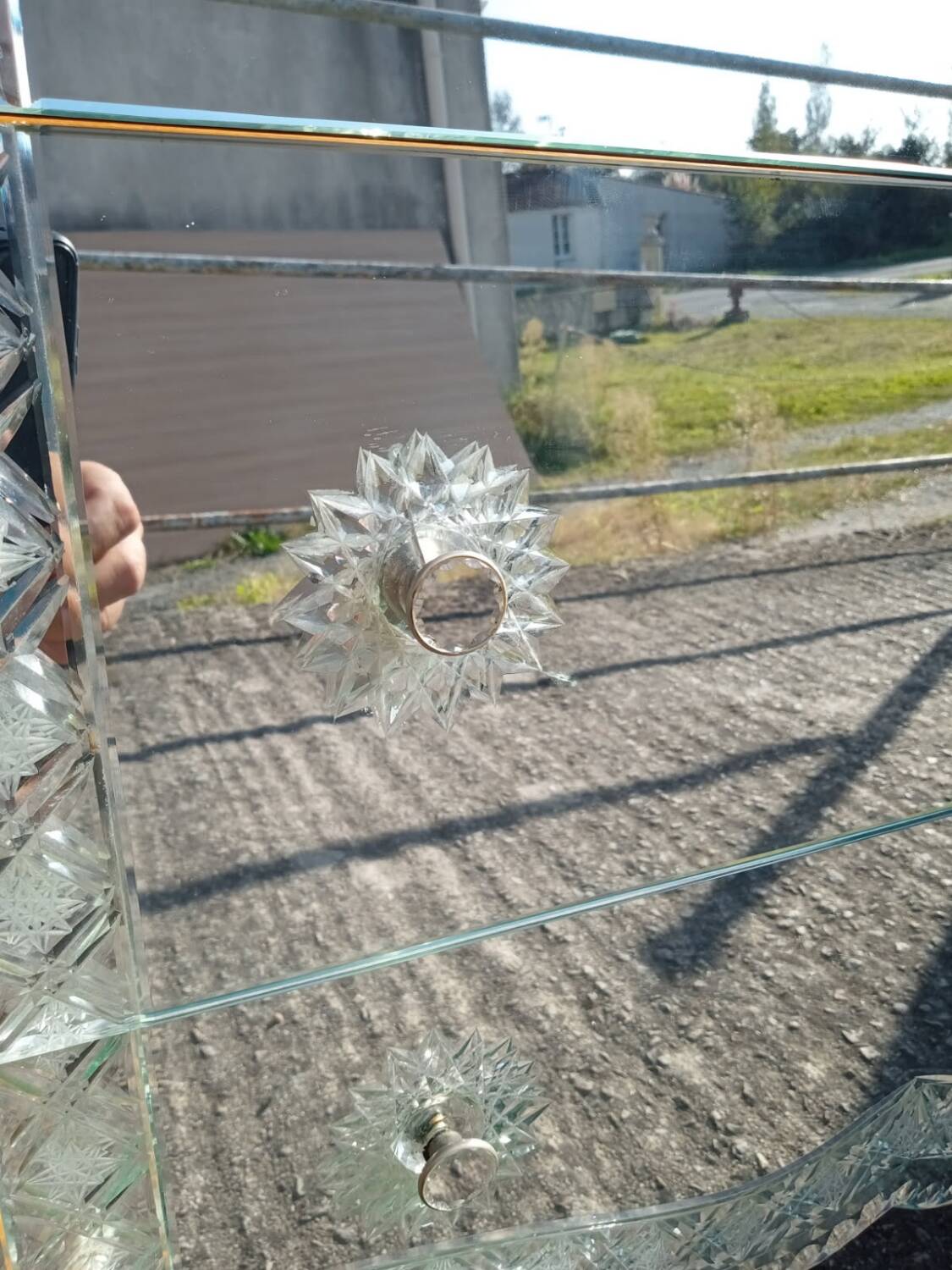Art Deco mirrored chest of drawers