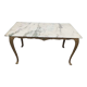 Vintage brass marble coffee table