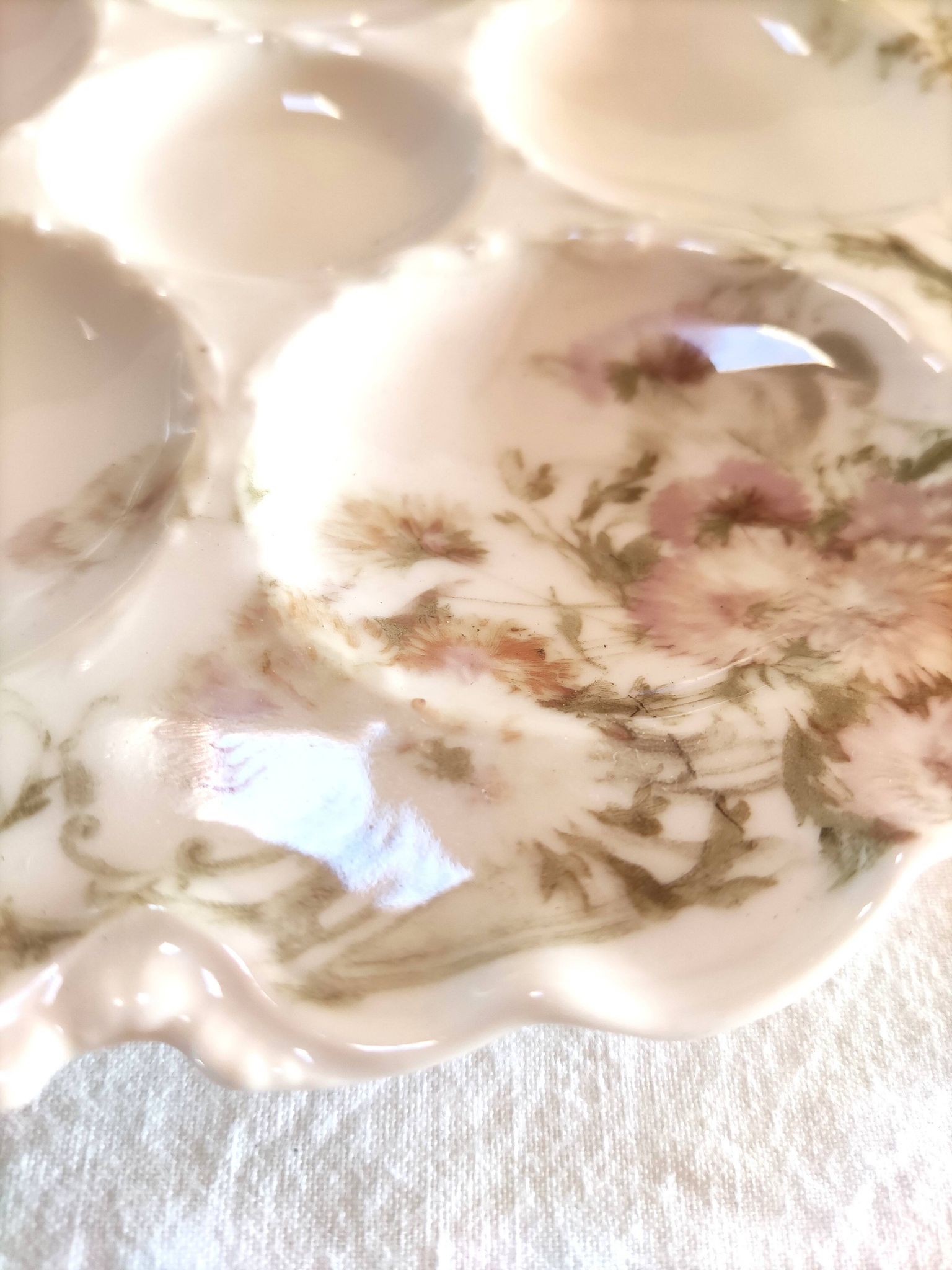 Sweet plate - porcelain XIX th - Havilland