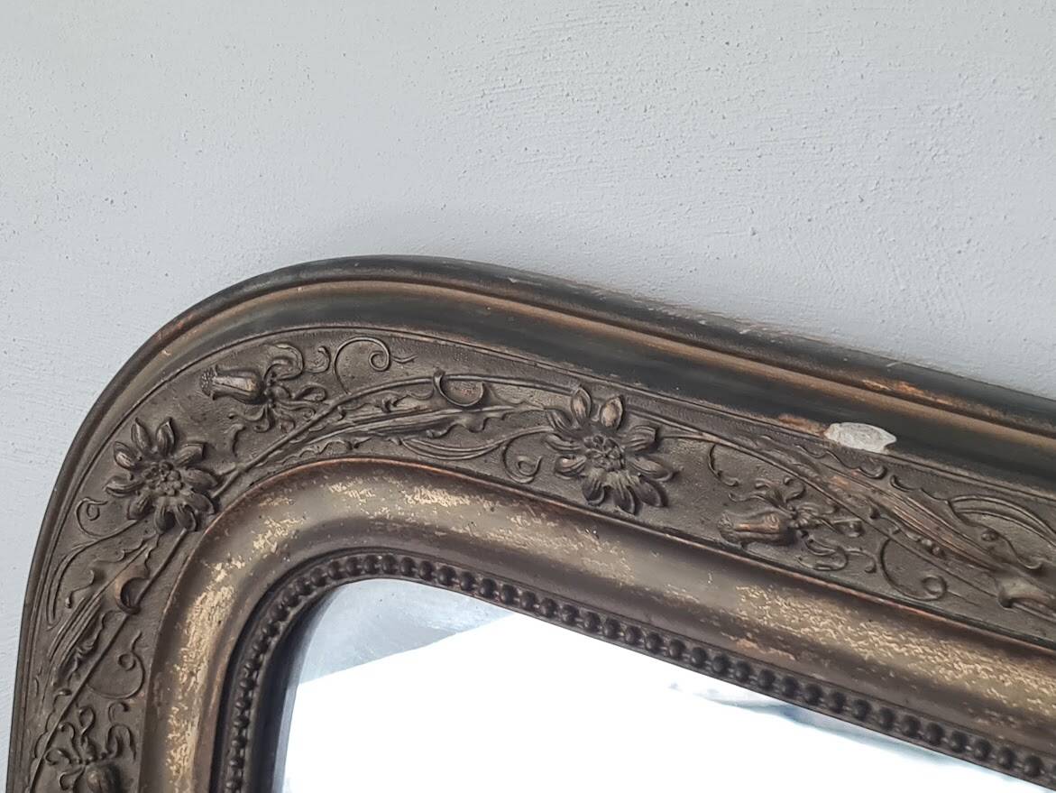 Large Louis Philippe mirror 137 x 83