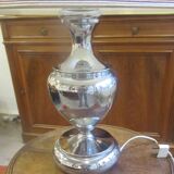 70s lamp, stainless steel