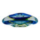 Cendrier, vide-poche triangulaire en verre de Murano, Italie années 1960