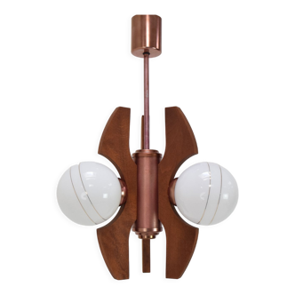 Mid-century chandelier by Elektrofem, Hungary, 1970's