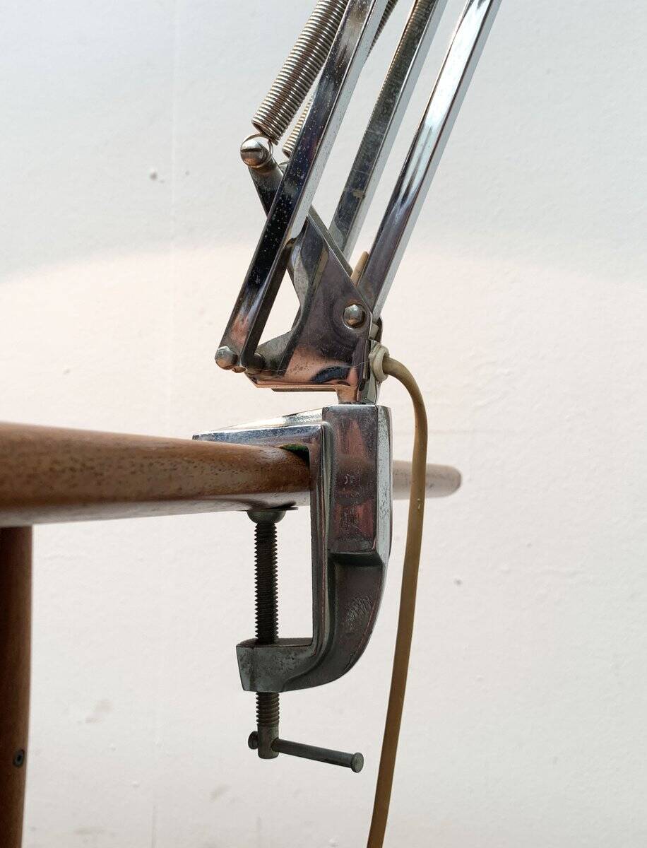 Louis Poulsen Chrome IT Desk Lamp, 1970s