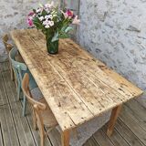 Restored old farmhouse table