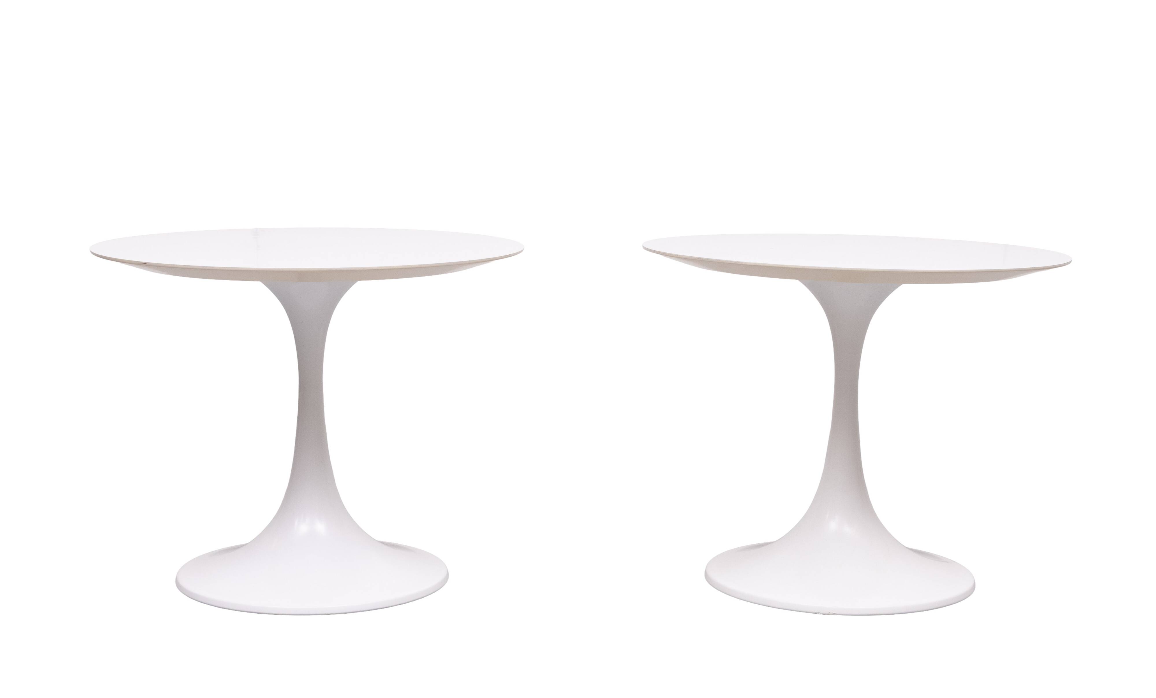 Arkana Tulip side tables design Maurice Burke 1970s England