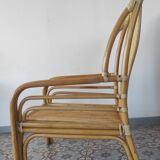 Fauteuil en rotin "Maugrion"