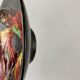 Ceramic wall dish, 60s