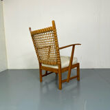Vintage wicker armchair 1930s