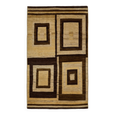 Turkish Handknotted Wool Oushak Rug 100 cm x 166 cm
