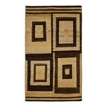 Tapis Oushak en laine noué à la main, 100 cm x 166 cm