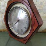 Octagonal pendulum clock JAZ vintage 1970