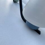 Vintage milk glass pastel color hanging lamp