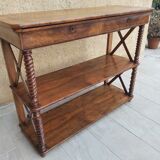 Nineteenth century walnut console