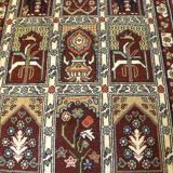Persian Oriental carpet knotted in May, Tunisian Oriental Carpet in Wool  163x94cm