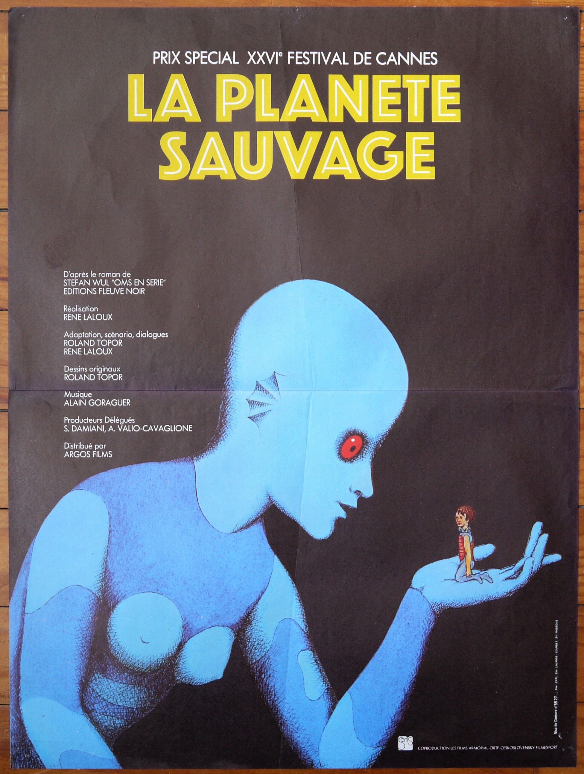 Original movie poster - the savage planet -  Roland Topor
