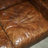 Heritage Biker Halo Soho Vintage leather sofa