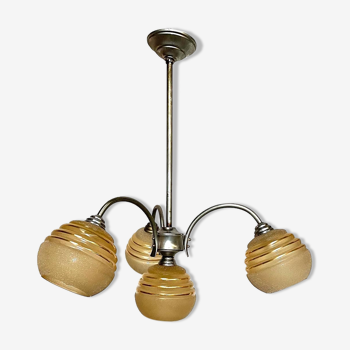 Vintage globe hanging lamp
