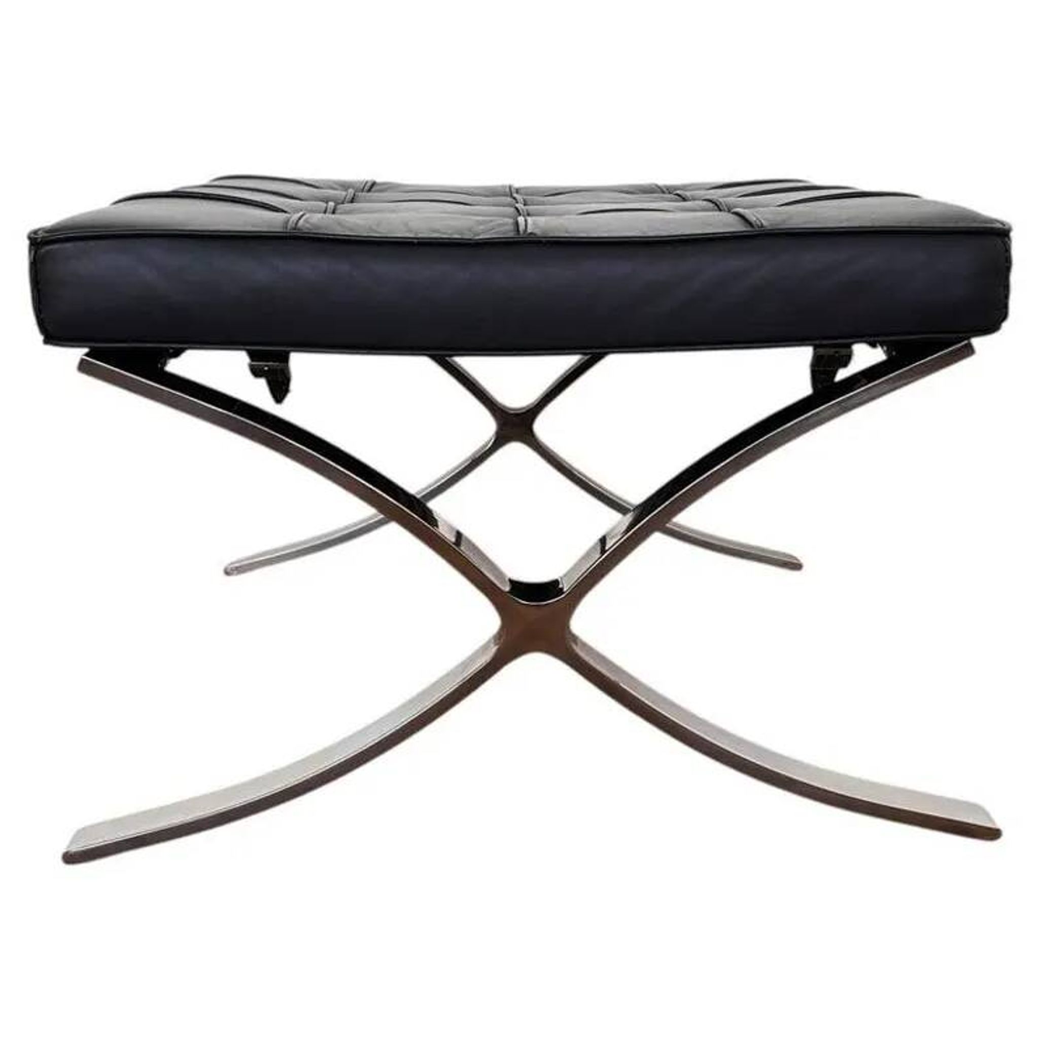 Barcelona Footstool / Stool by Ludwig Mies van der Rohe, 2000s