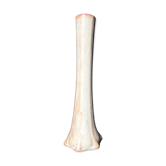 Gooseneck vase flammé green and brown sandstone Vallauris