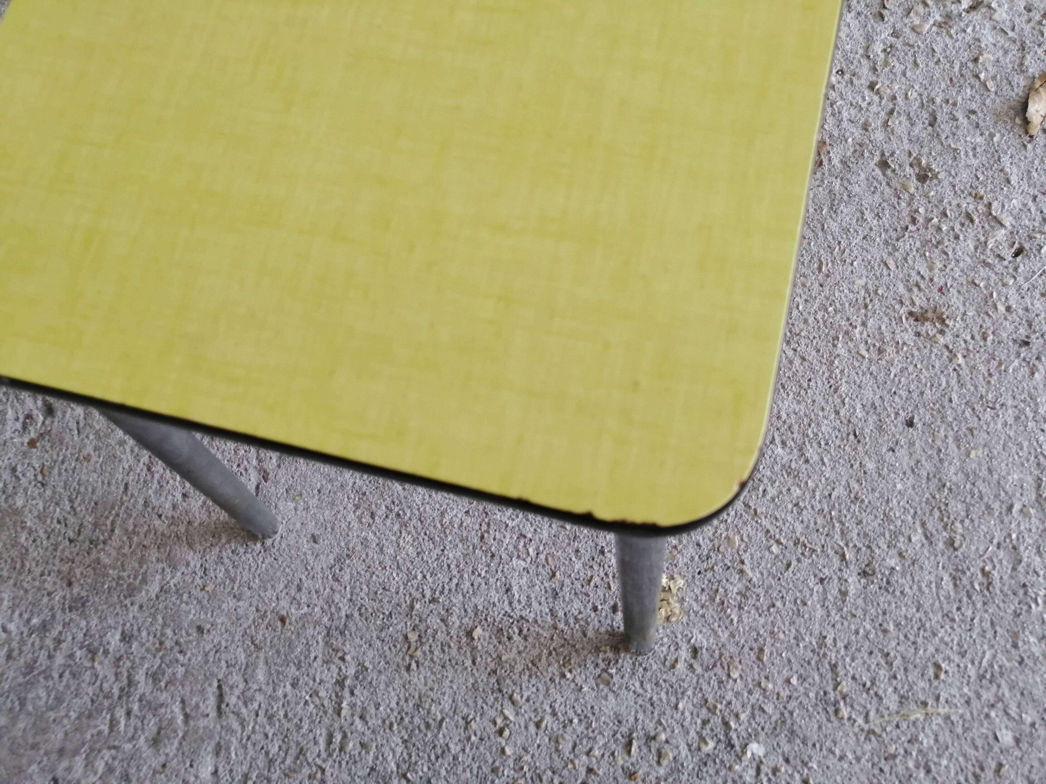 Vintage yellow formica tab