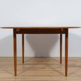 Mid-Century Teak Danish Round Dining Table, 1970s