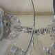 Art Deco crystal candle holder