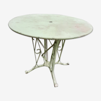 Table de jardin en fer ancienne