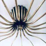 Sputnik 18-Arm Ceiling Lamp from Kaiser Leuchten, Germany, 1950s