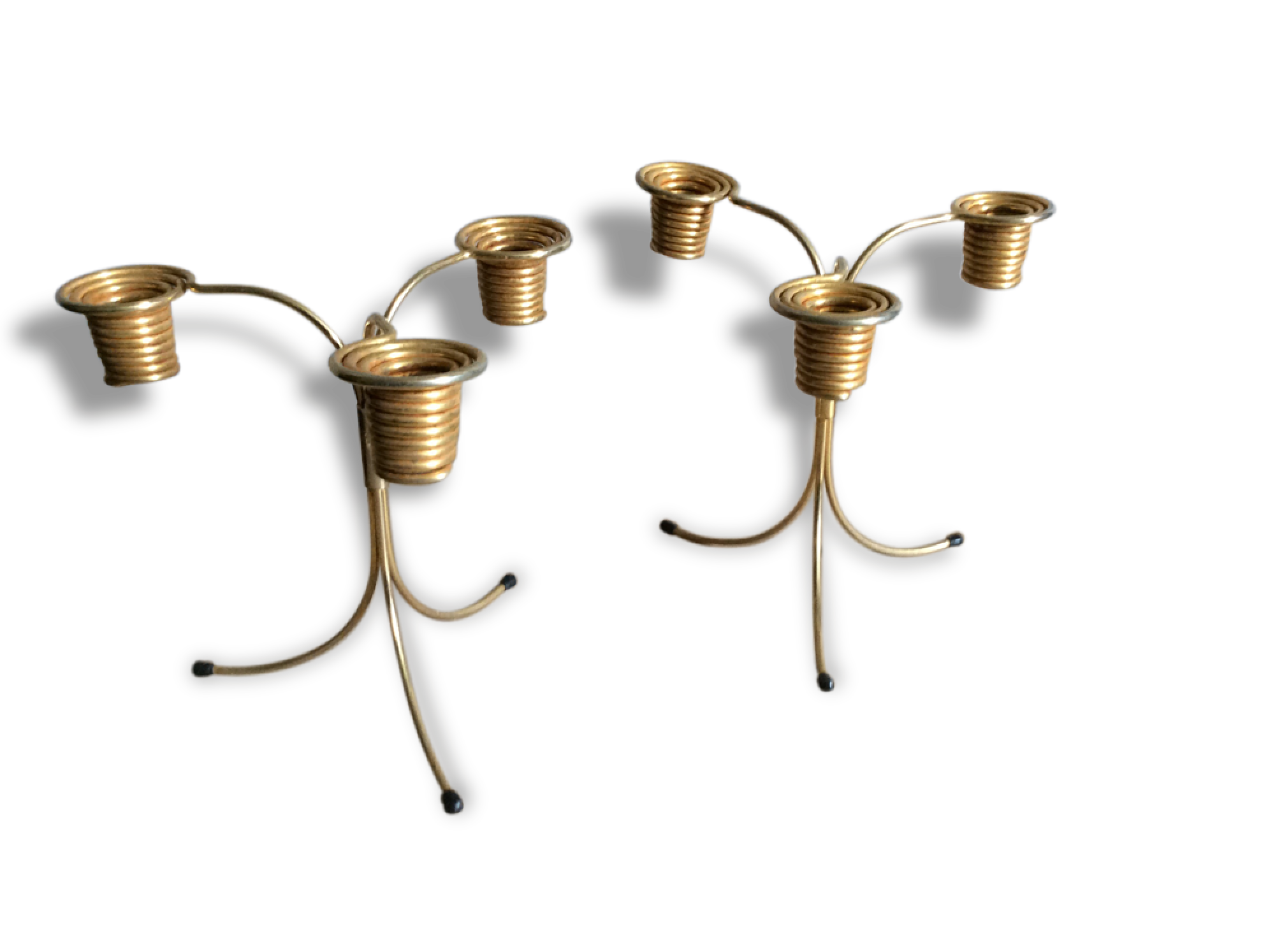 Wire dorė 60s candlesticks