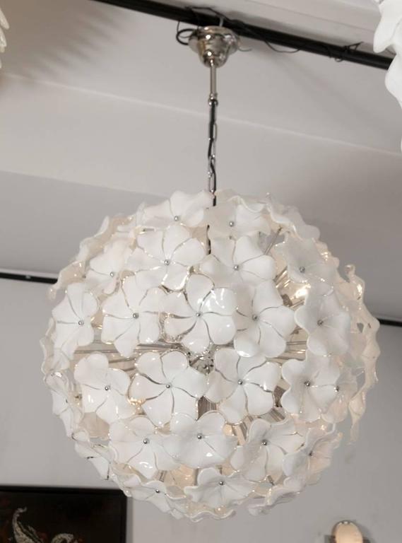 "Flowers" Murano chandelier