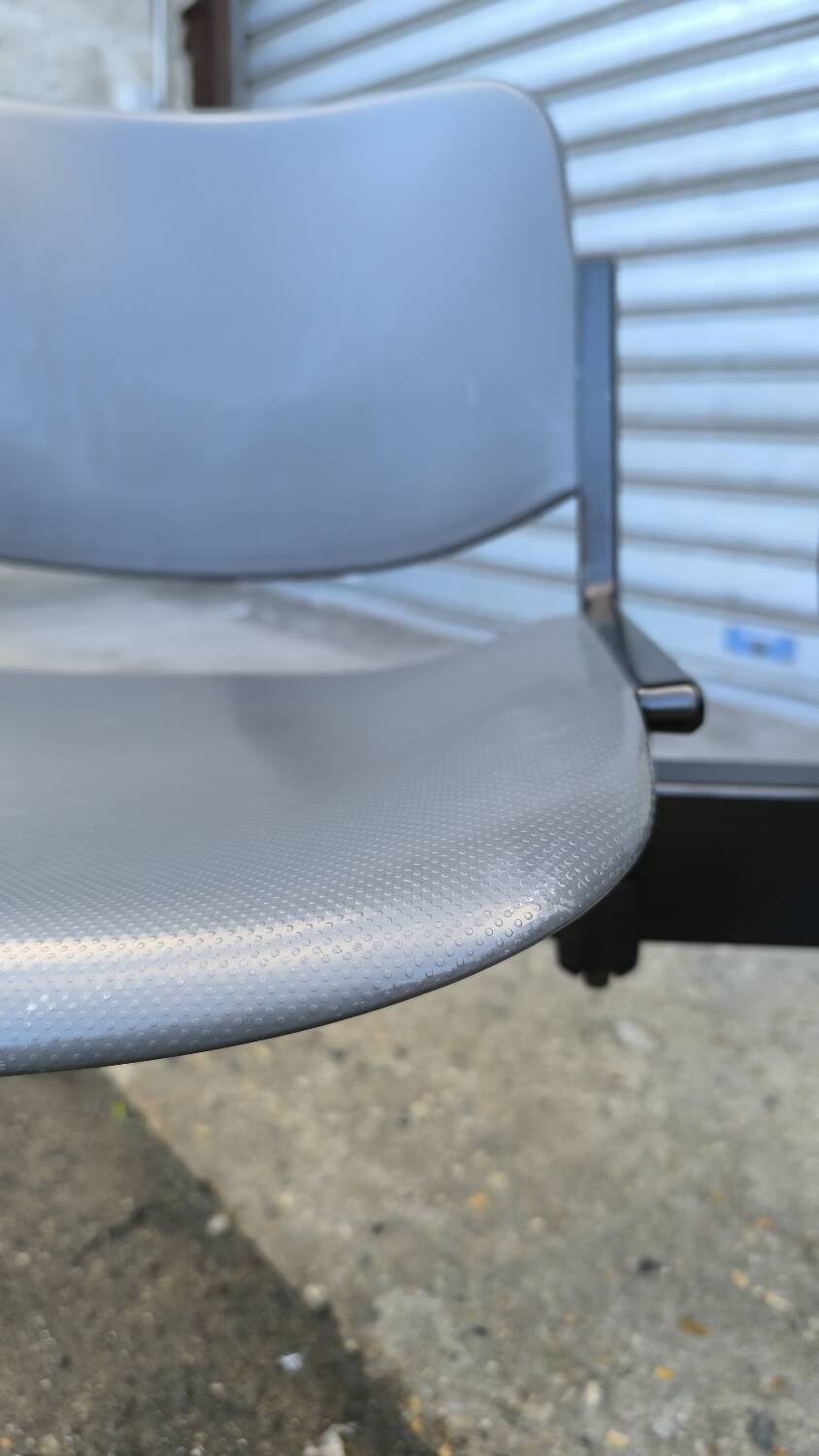 3-seater bench by Giancarlo Piretti for Anonima Castelli 1970