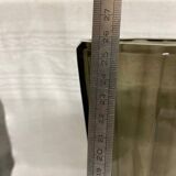 Josef hoffmann art deco design smoked glass vase