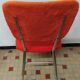Set of 4 vintage 60s moumoute fabric chairs