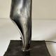 Vintage 60s metal brutalist lamp