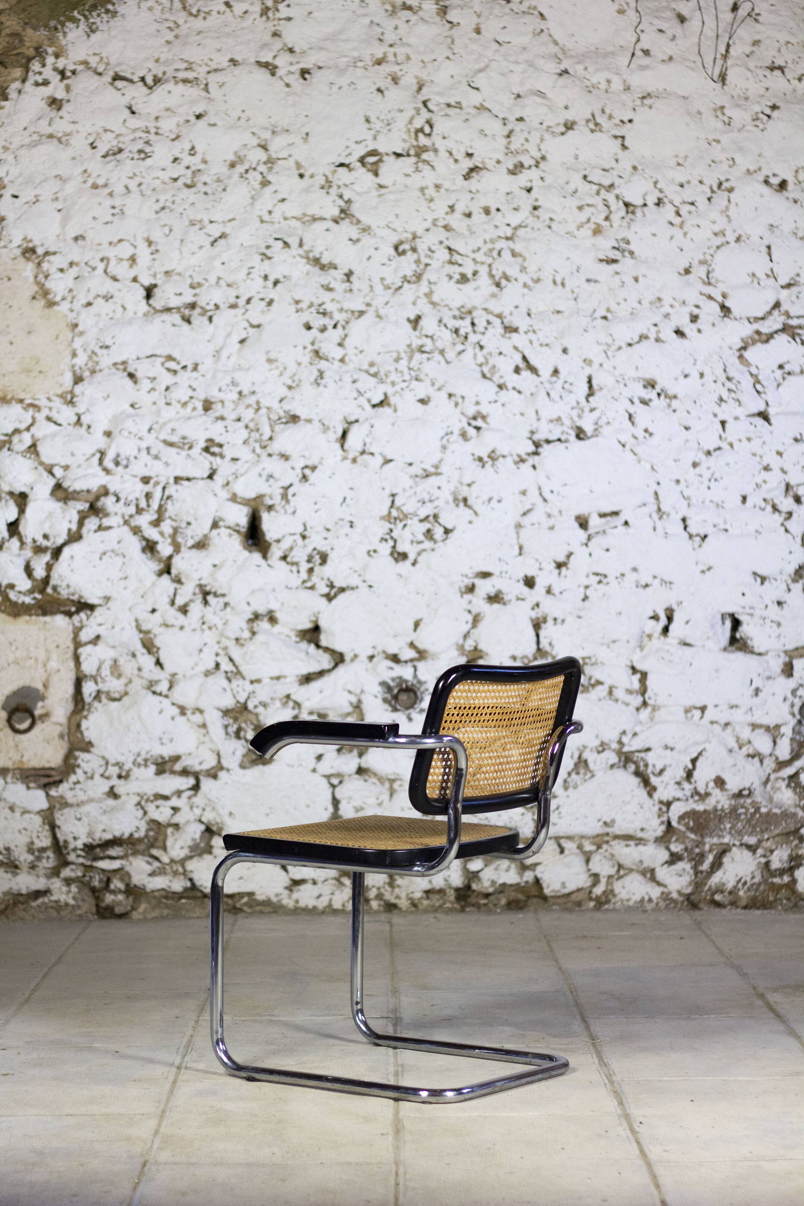 Cesca b64 armchair Marcel Breuer