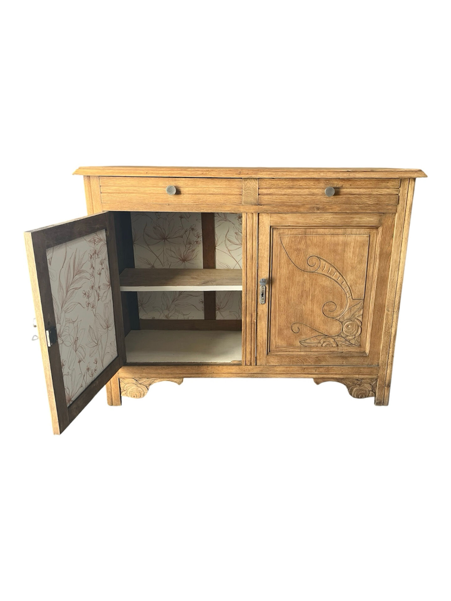 Art Deco oak Parisian sideboard